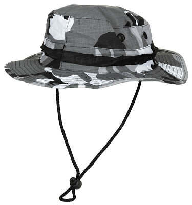 MFH Special Forces Short-Brim Ripstop Camo Army Bush Hat Jungle Military Urban