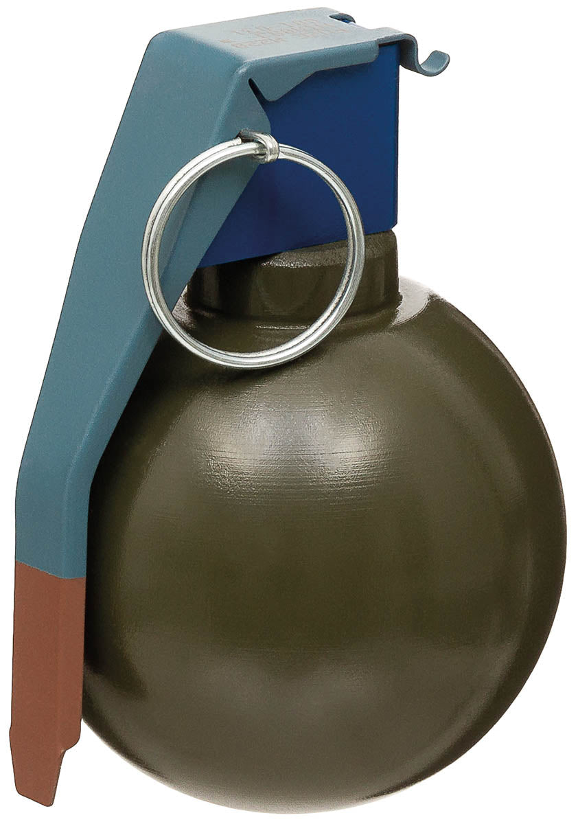 Hand Grenade Decoration M 67 OD Green Wood
