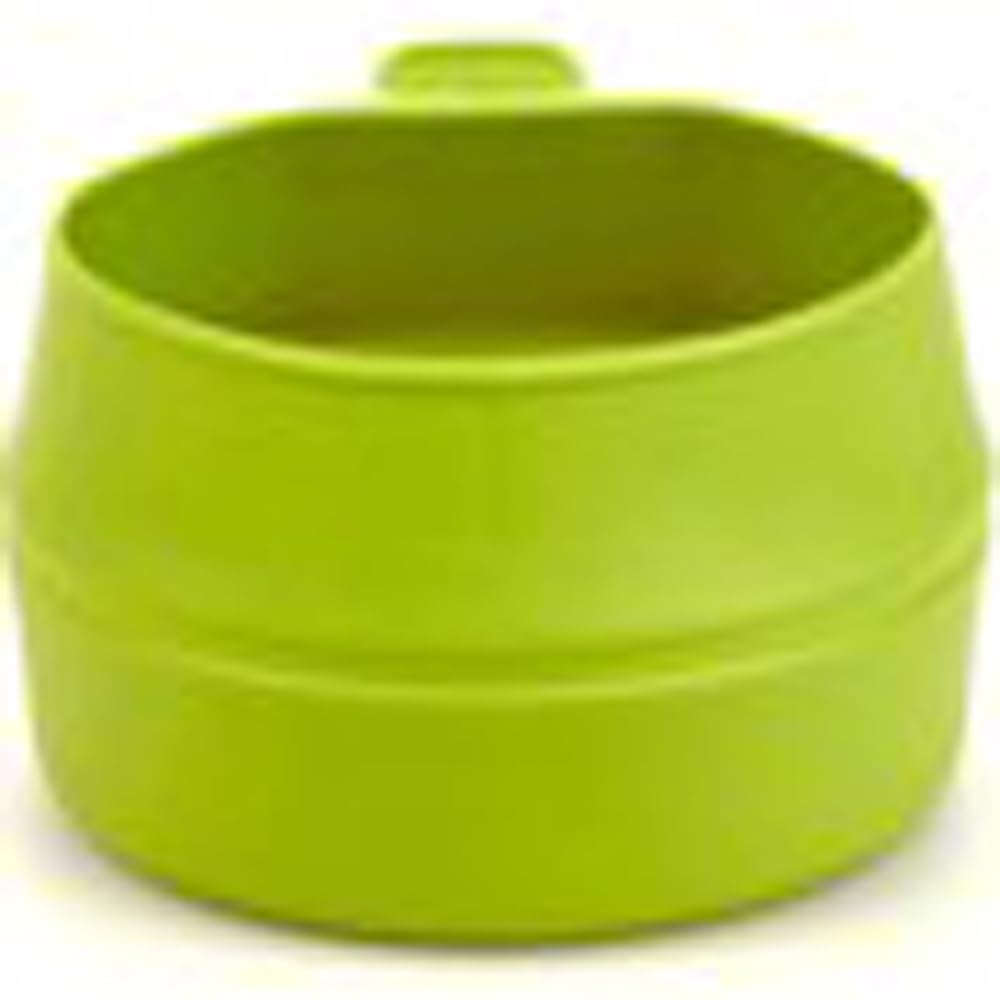 Wildo Fold-A-Cup Small Lime Green Colour β Foldable, BPA-Free TPR Camping Cup, Lightweight, Made in Sweden β Original & Compact Portable Drinkware