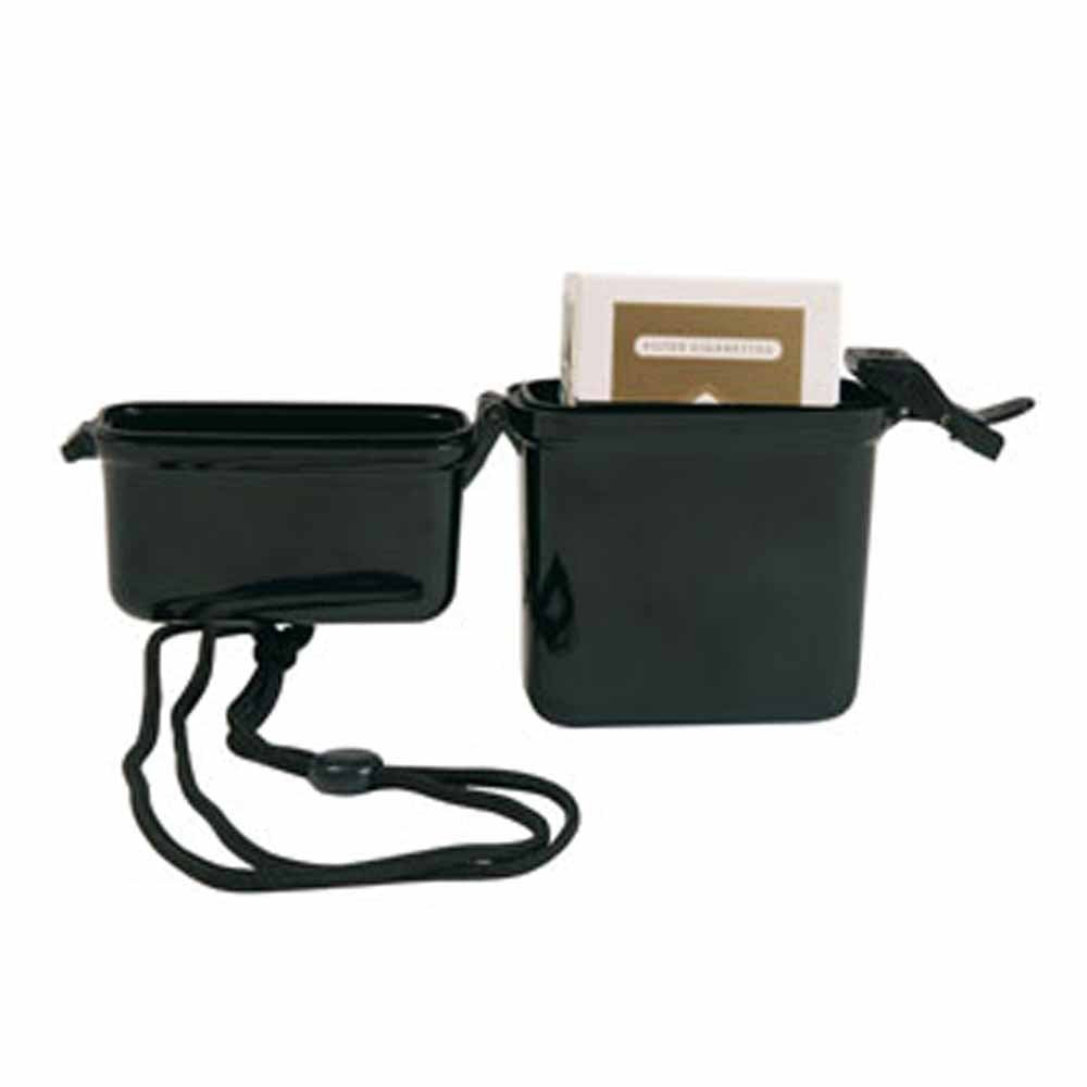 Mil-Tec Waterproof Box with Neck Strap Black