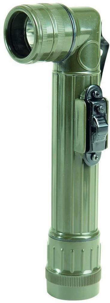 Mil-Tec US LED Anglehead Flashlight Medium Olive