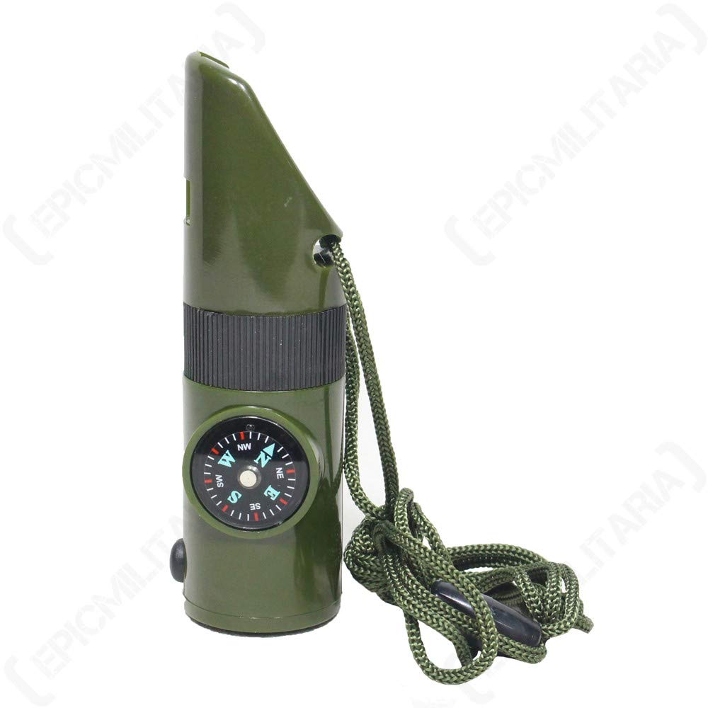 Mil-Tec Signaling Whistle 6IN1 Olive