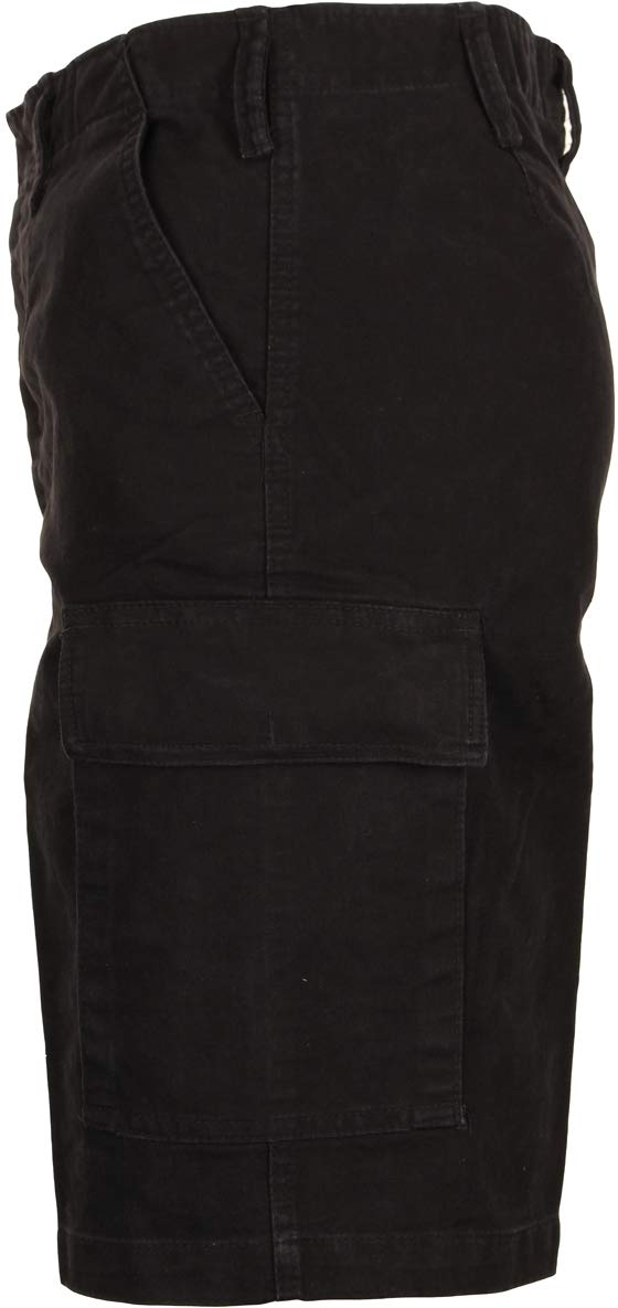 Mil-Tec German Prewash Moleskin Bermuda Black
