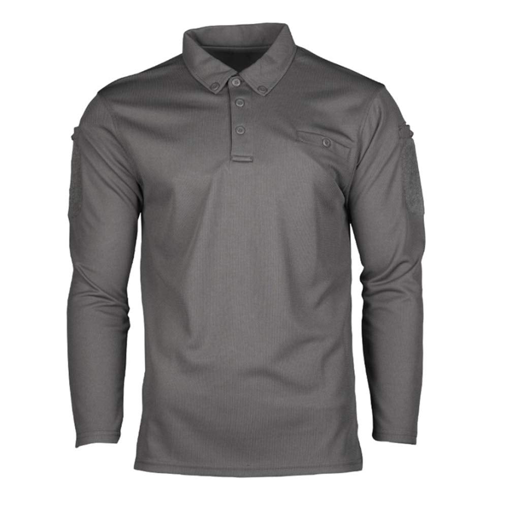 Mil-Tec Urban Tactic. Long Sleeve Polo Shirt Quickdry