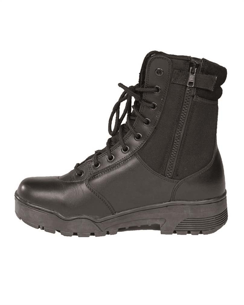 Mil-Tec Tactical Cordura Boots Black Quick Release Combat Size US 5