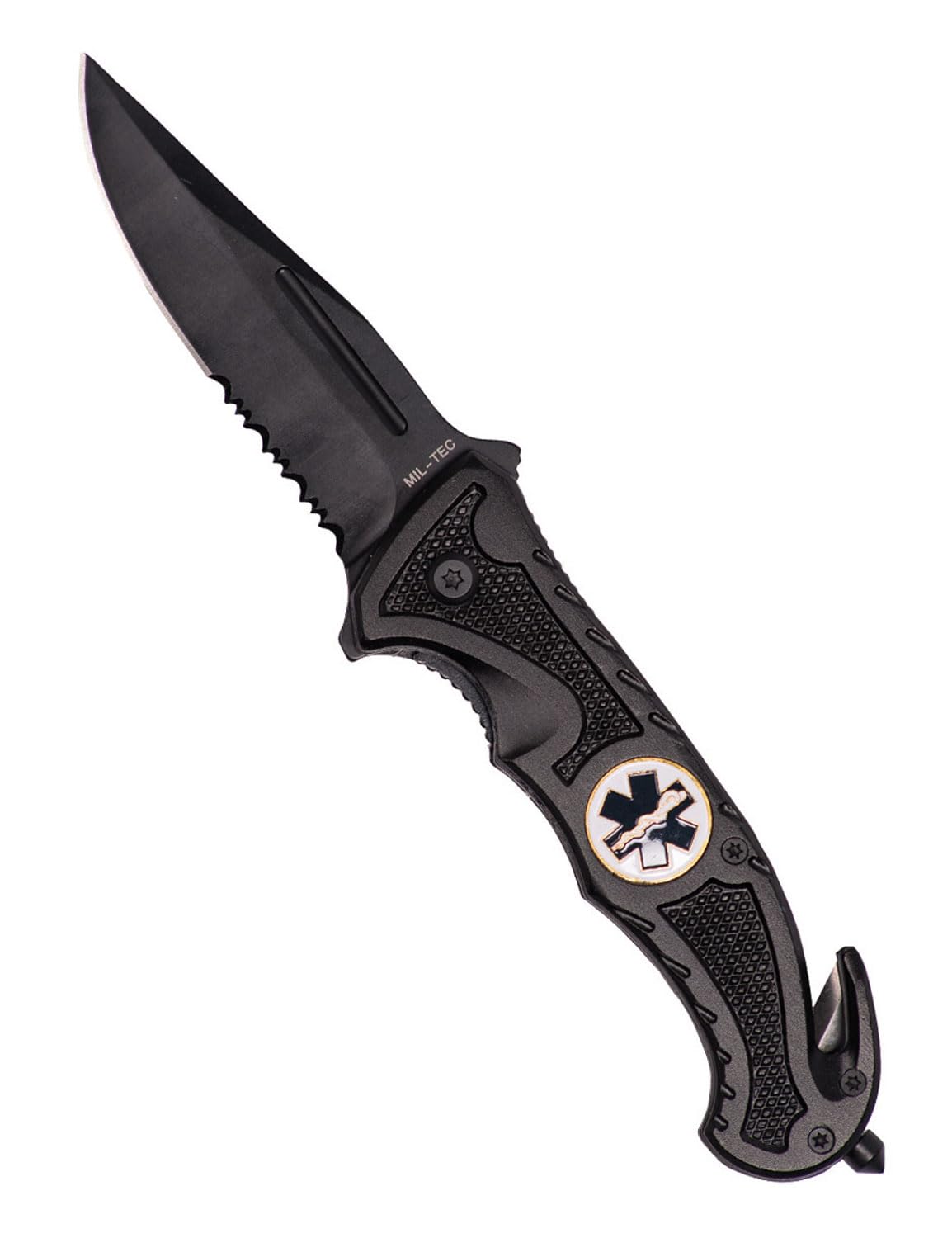 Mil-Tec Car Knife Rescue Black