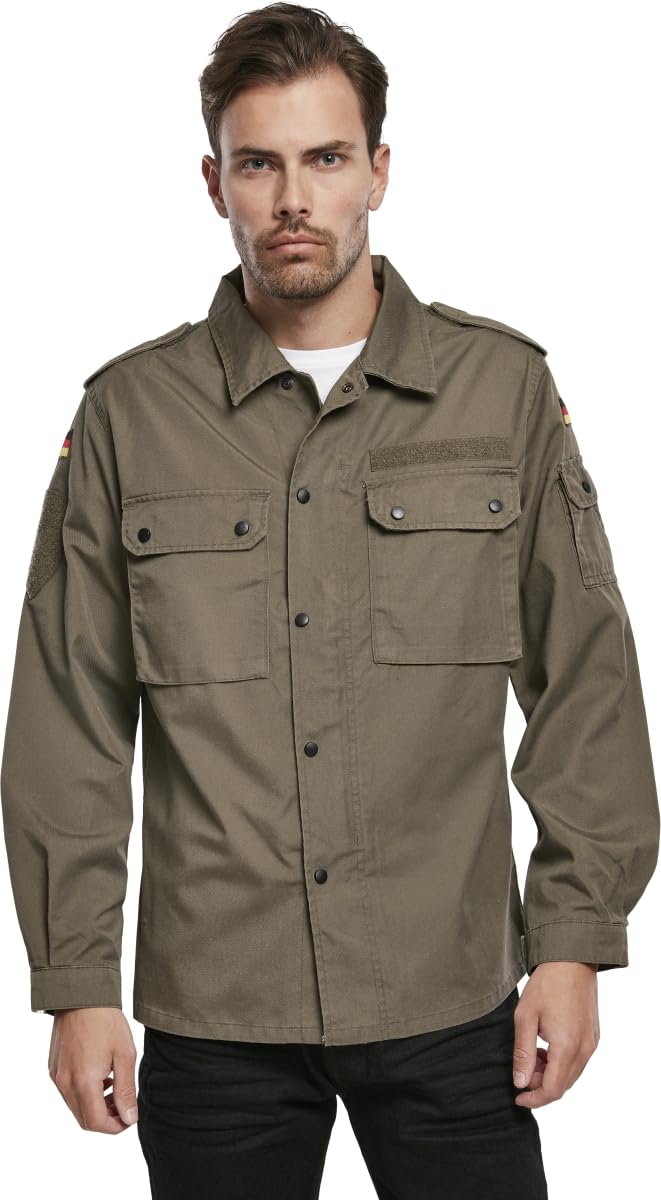 Brandit Men's BW Field Tunic Olive Size S