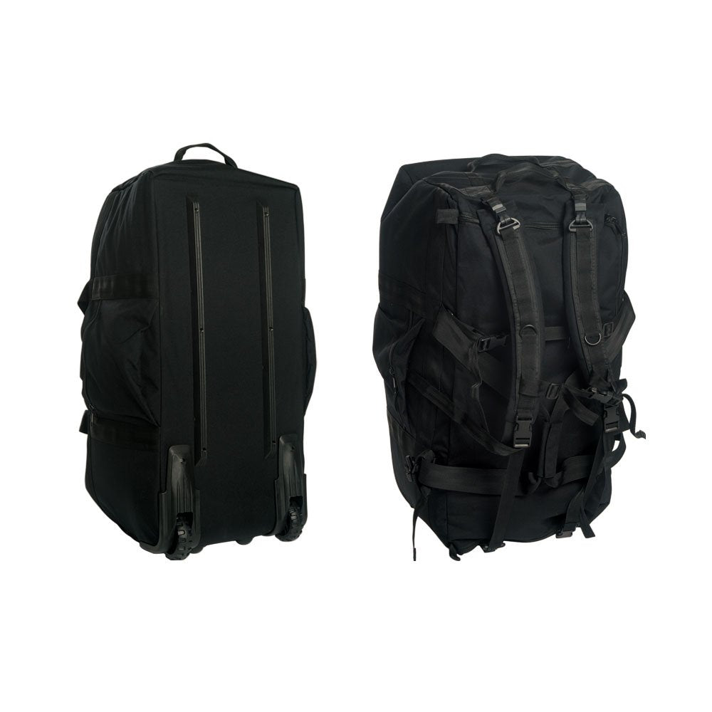 Mil-Tec Combat Duffle Bag with Wheel 118L Black