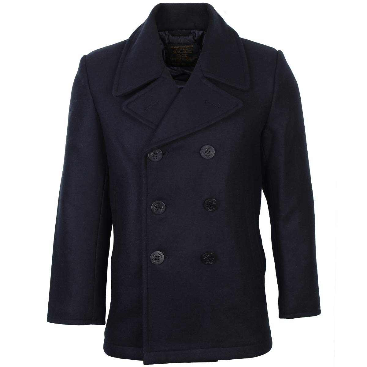 Mil-Tec US DK. Wool Peacoat Butt.