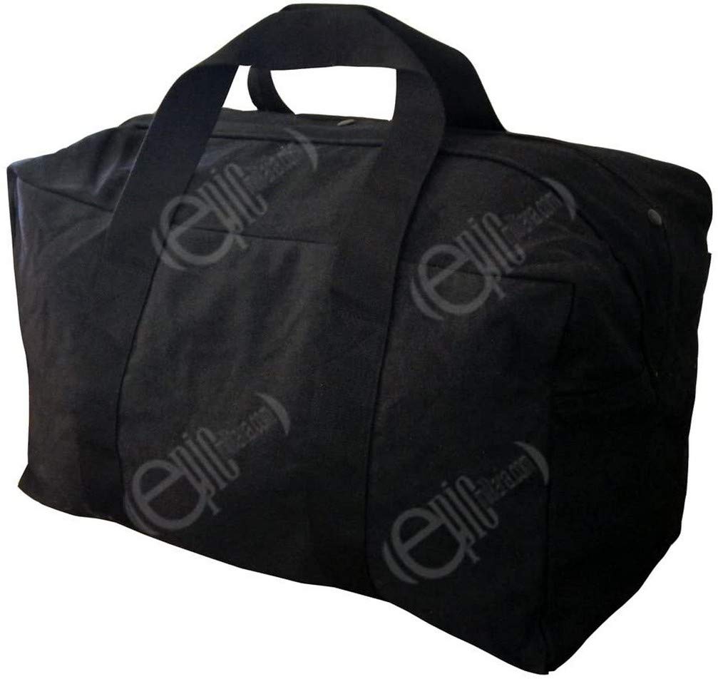 Mil-Tec US Cotton Parachute Cargo Bag 77L Black