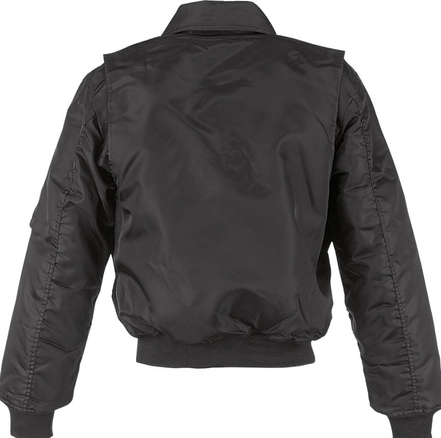 Brandit CWU Jacket Tactical Bomber Flight Police Security Flyer Nylon Men Black