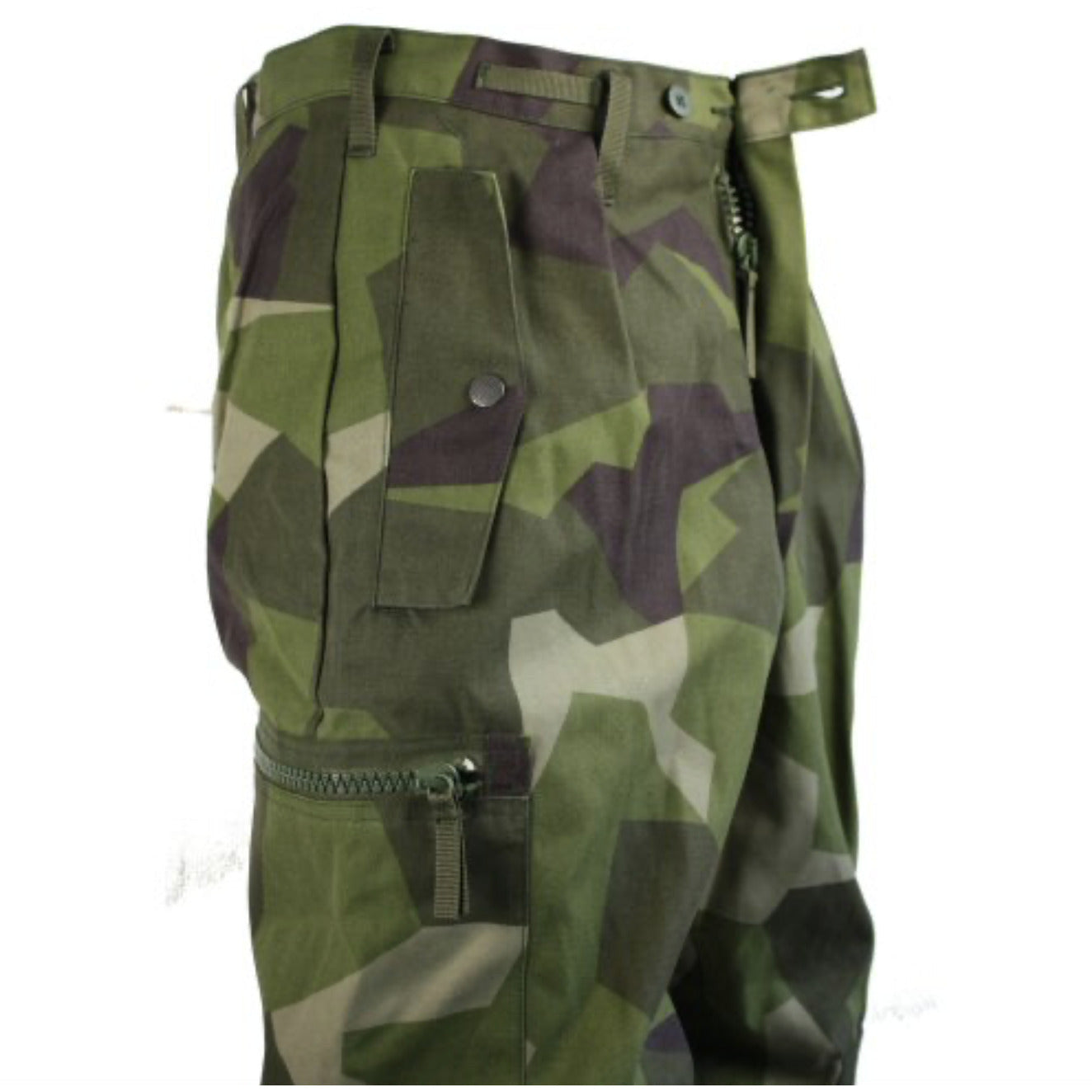 Original Swedish Army M90 Pants Splinter Genuine Trousers Camo Field BDU New