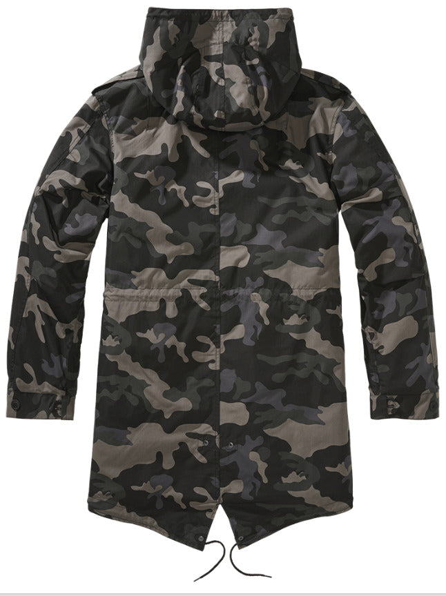 Brandit M51 US Parka Urban Lining Fishtail Mens Casual Outdoor Jacket Darkcamo