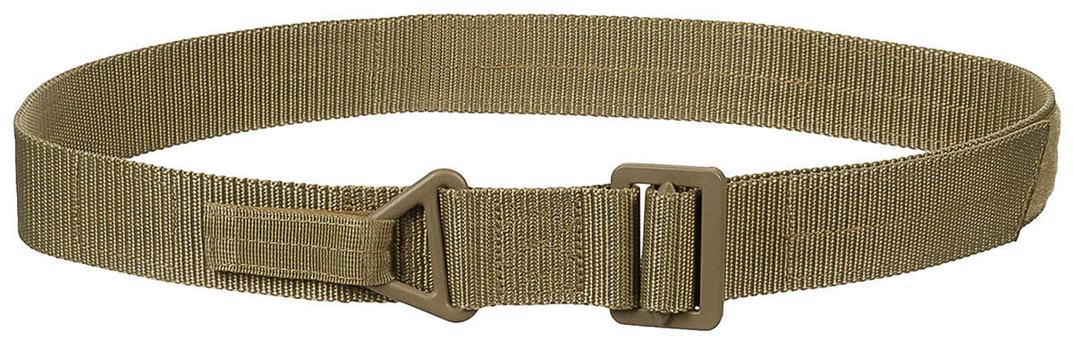 MFH military belt with metal buckle, coyote
