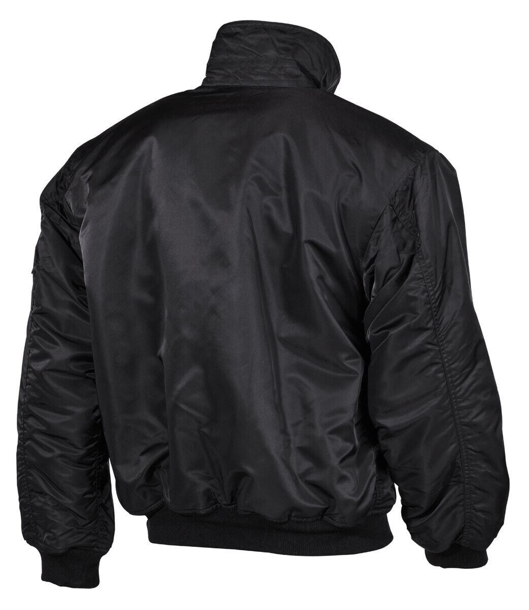 US Air Forces Military CWU Flight Bomber Tactical Men's Pilot Jacket Black