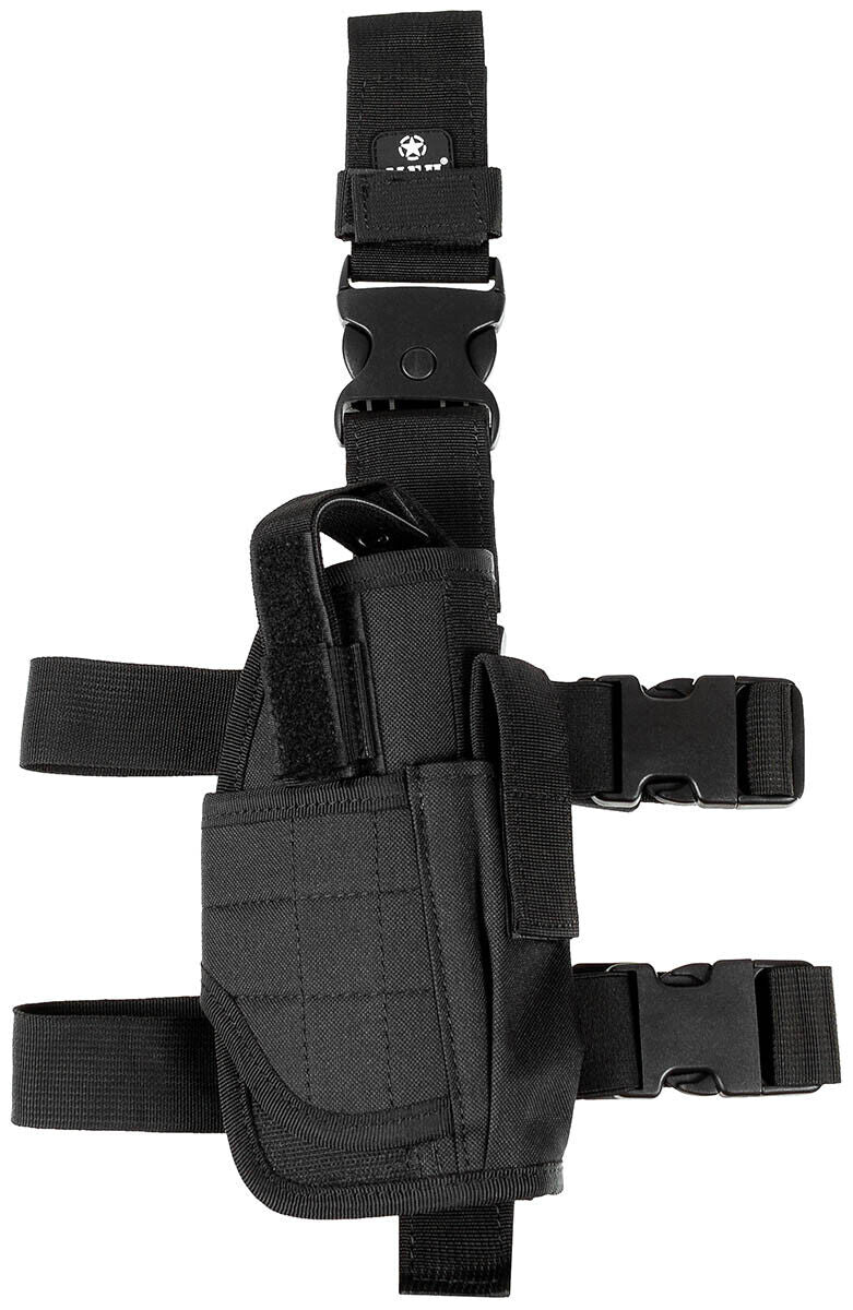 Leg Holster Military Army Combat MOLLE Right-Handed Use Black