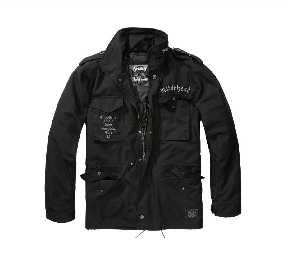 Brandit Motherhead M65 Classic Outdoor Jacket Stylish Urban Jacket Black