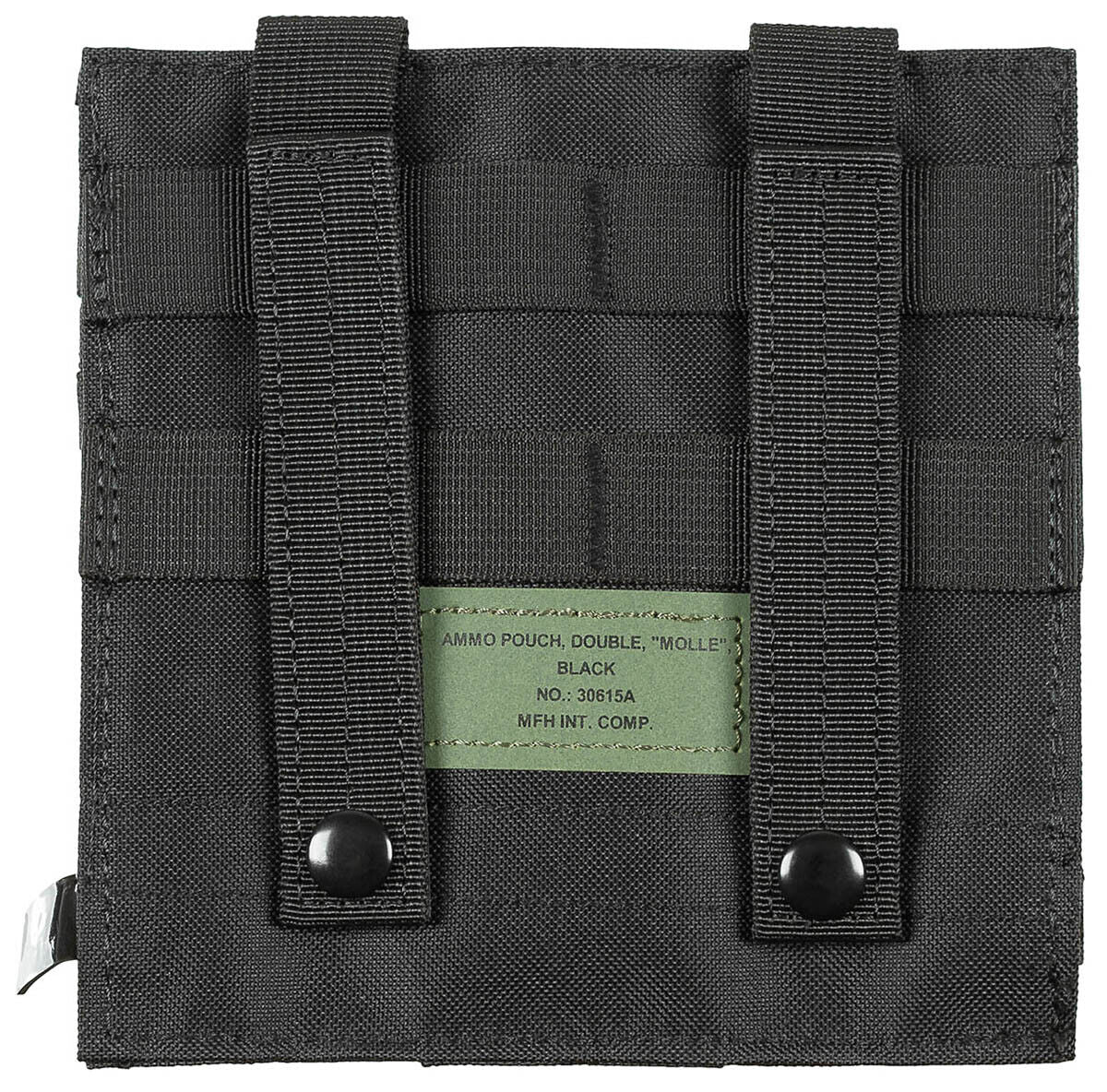 Military Equipment Combat Army Ammo Pouch Double MOLLE Black
