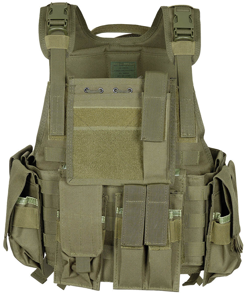 MFH Vest Ranger Several Pouches Green