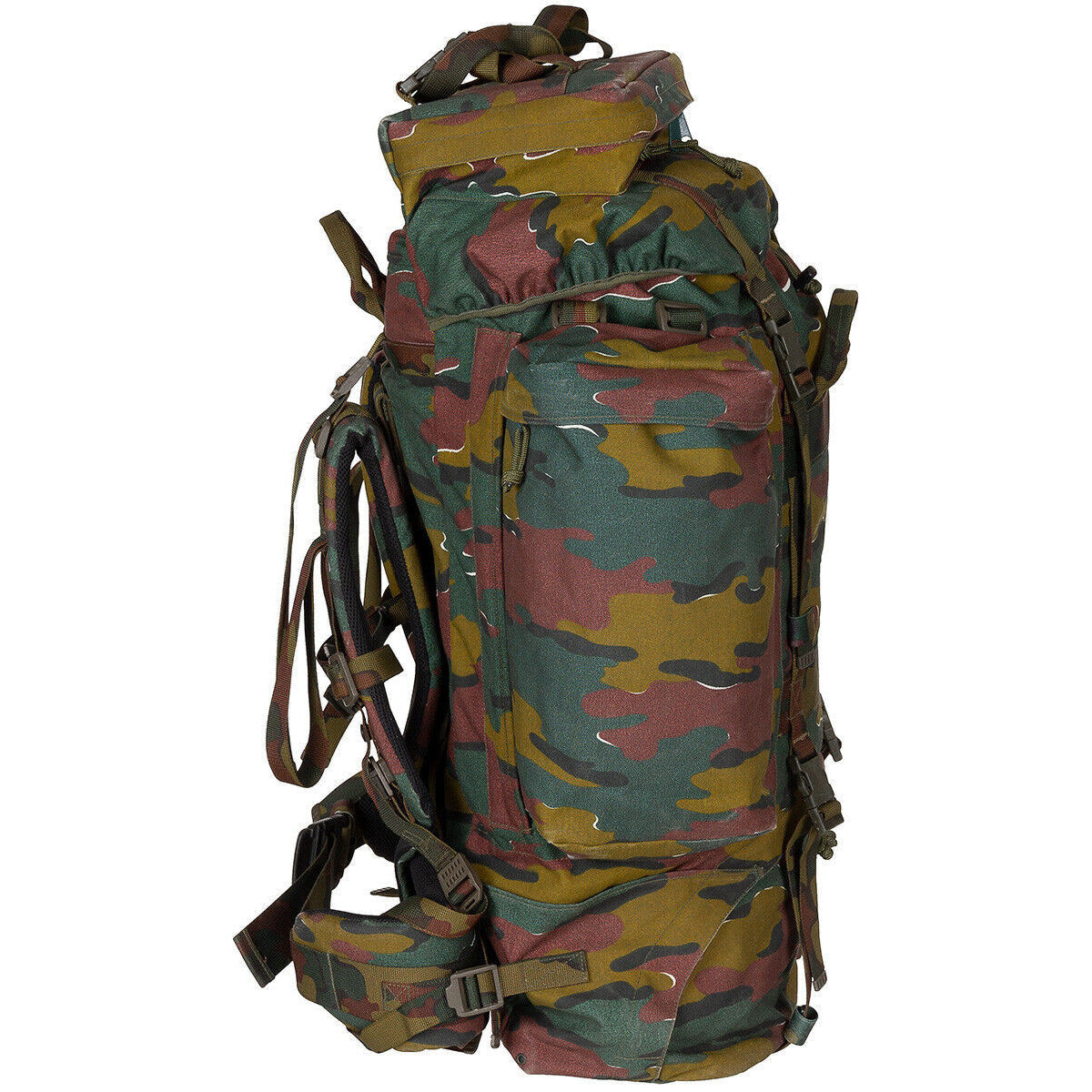 Belgium Original Military Army Backpack Bag 120L Camo Used