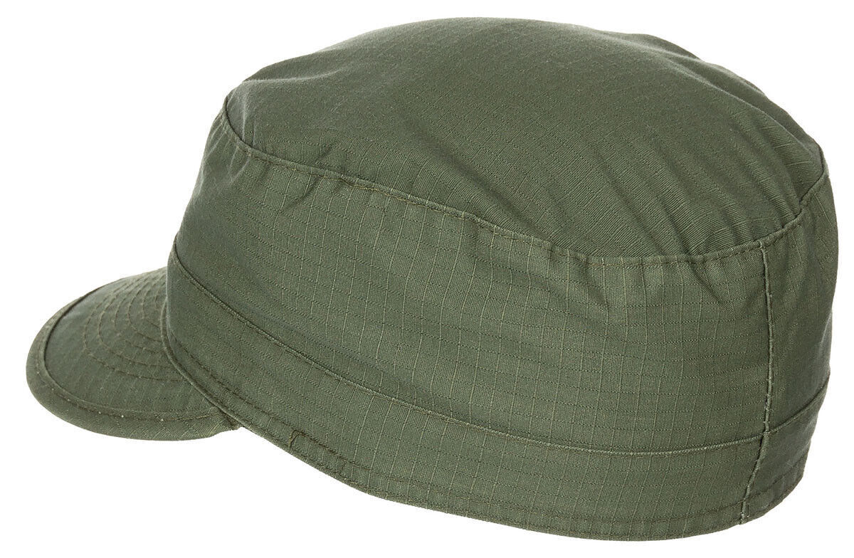 US BDU Cap American Army Style Field Hat Ripstop Military New All Sizes OD green
