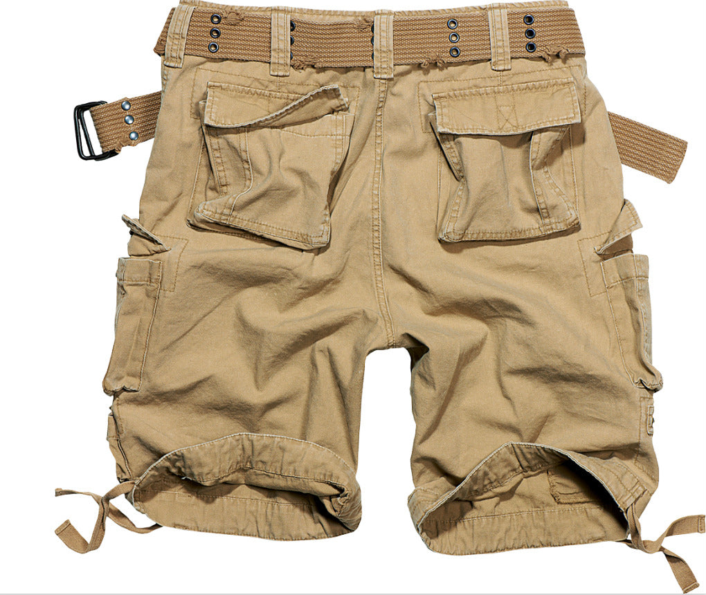 Brandit Bermuda Shorts Vintage Savage Ripstop Outdoor Military Army Camel