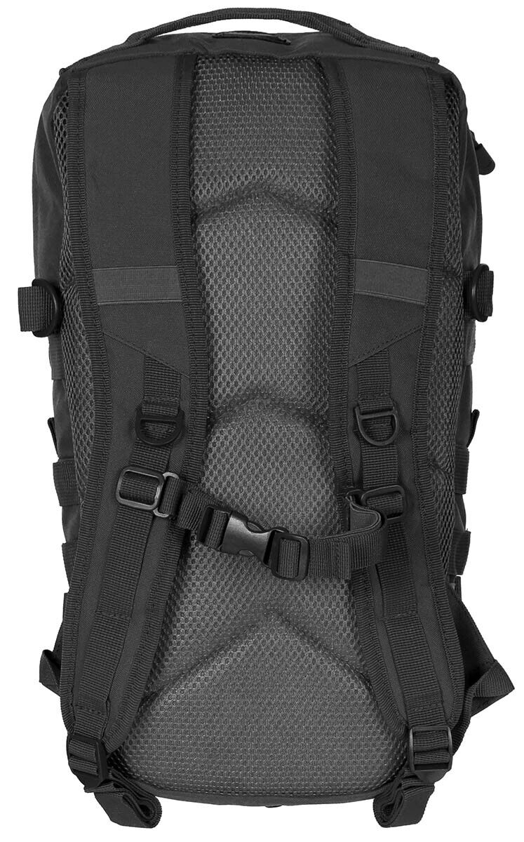 Outdoor Hiking Adjustable Backpack Military Army Daypack Black 15L