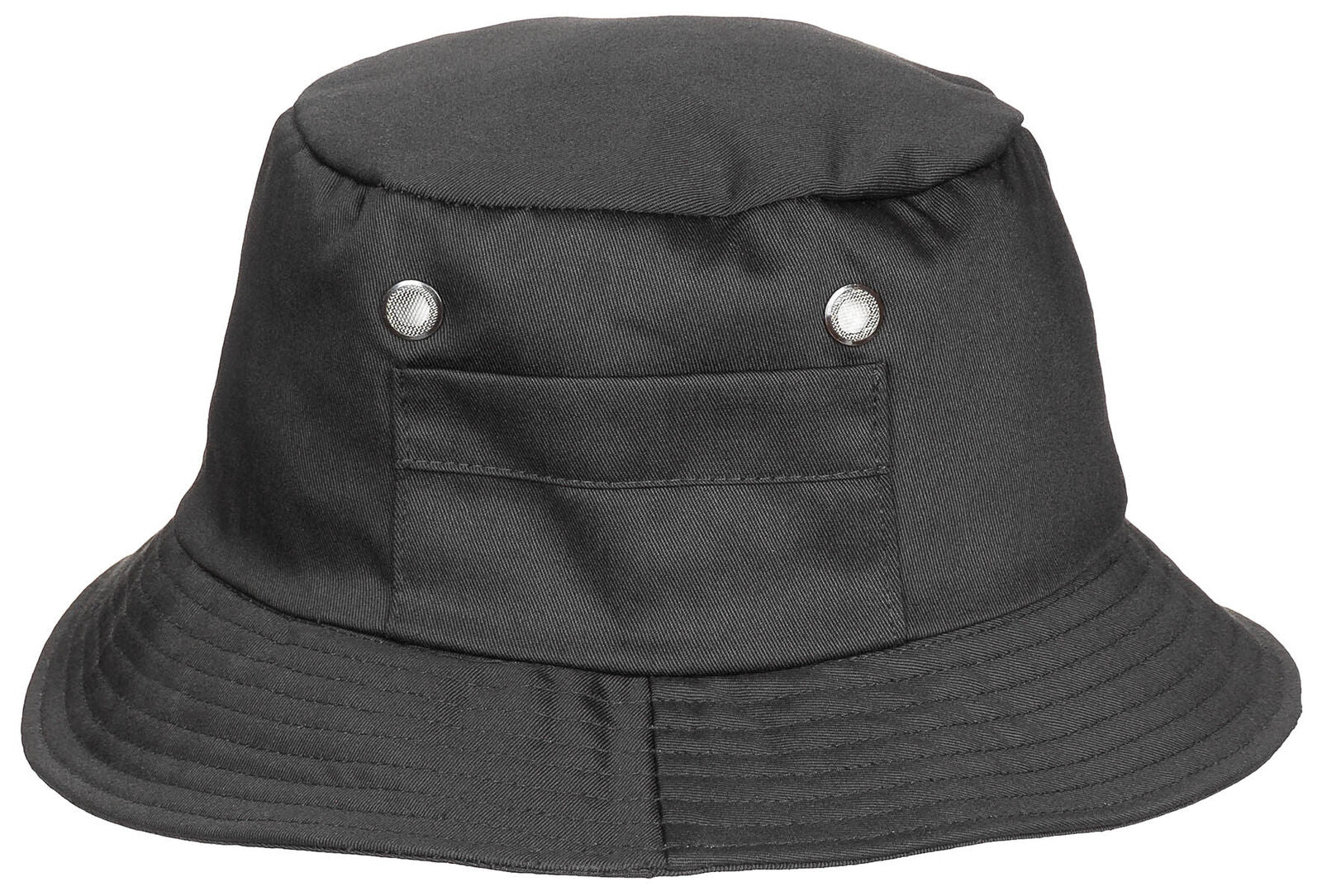 MFH Fisherman Headwear Hat Bucket Hiking Outdoor Jungle Fishing Black