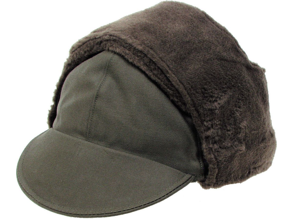 Original German Army Bundeswehr Military Winter Cap OD Green New
