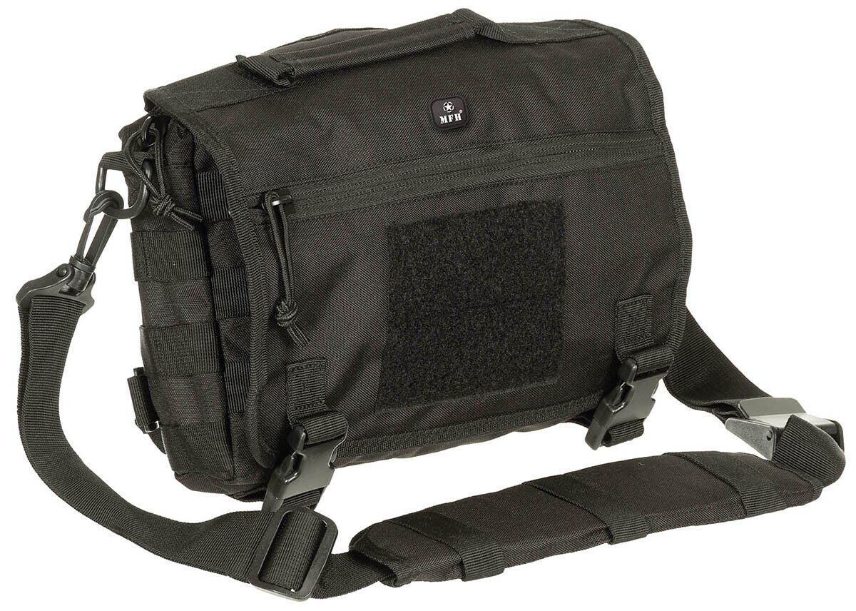 MFH Shoulder Bag MOLLE Black