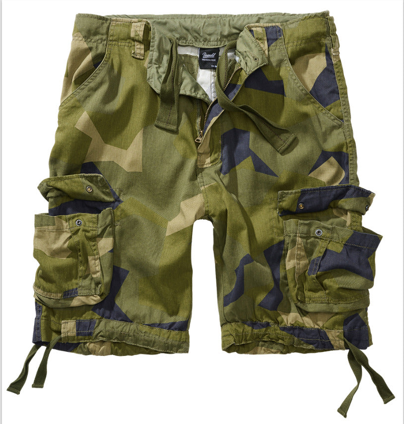 Brandit Urban Legend Shorts Mens Army Military Combat Cargo Swedish Woodland