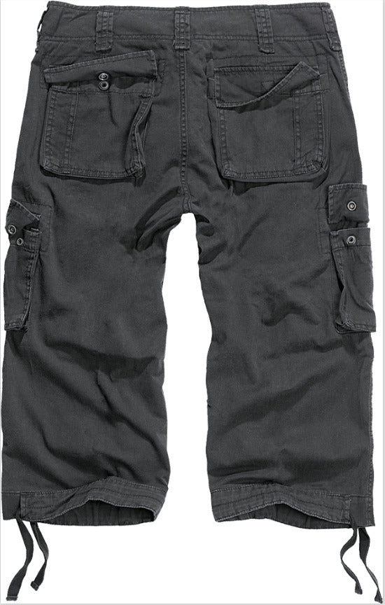 Brandit Urban Legend 3/4 Shorts Mens Army Style Military Combat Cargo Black