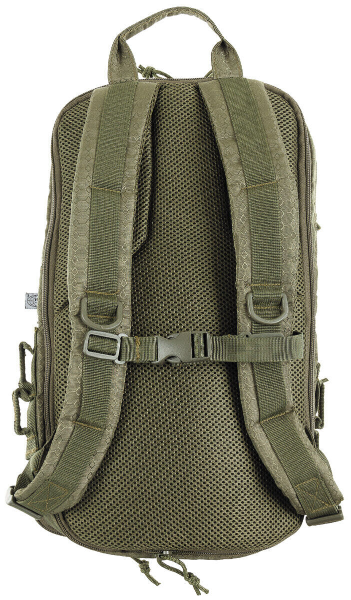 Outdoor Hiking Adjustable Backpack Military Army Compress 7-15L OD Green