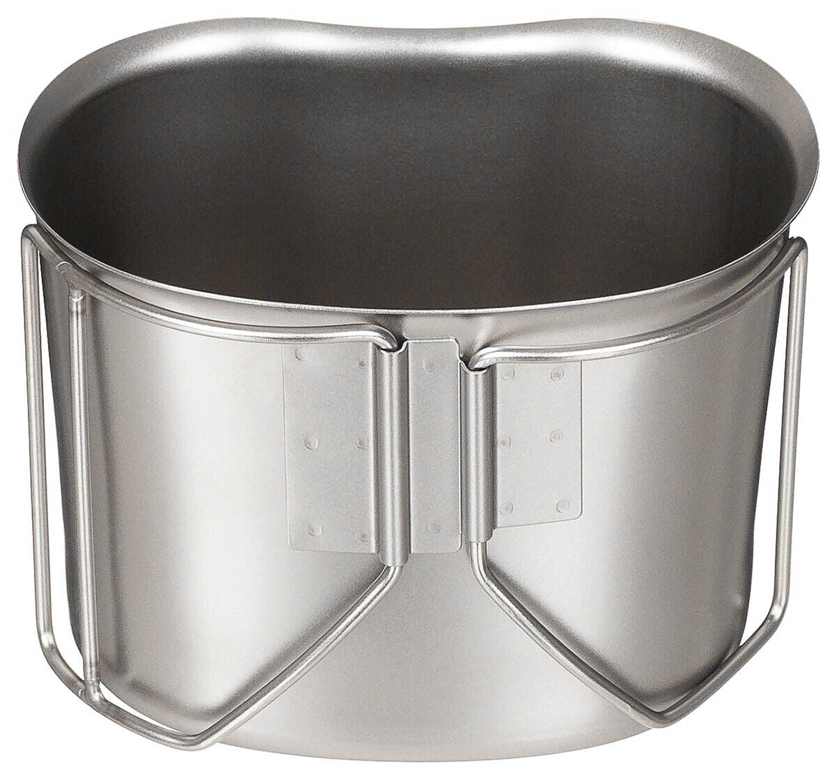 MFH US Canteen Cup Stainless Steel Folding Handles