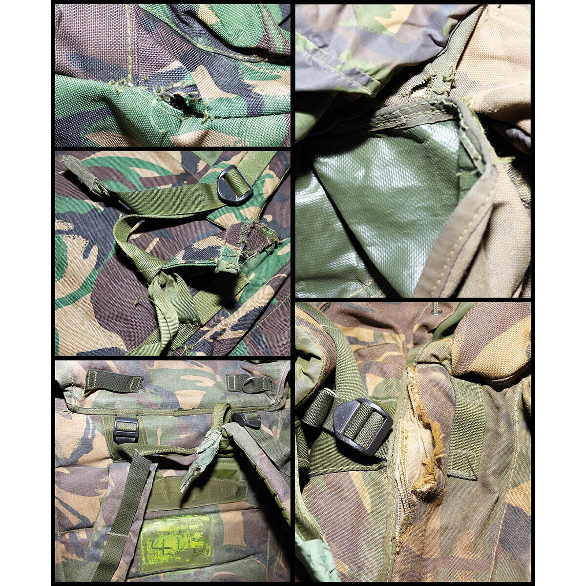 Original British ArmyGB Backpacks Pouches Various Models DPM DEFECTIVE