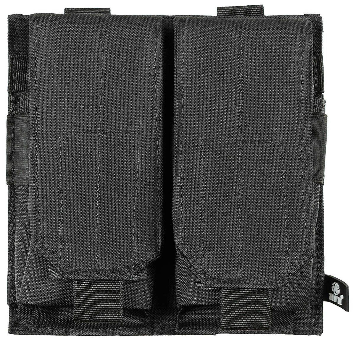 Military Equipment Combat Army Ammo Pouch Double MOLLE Black