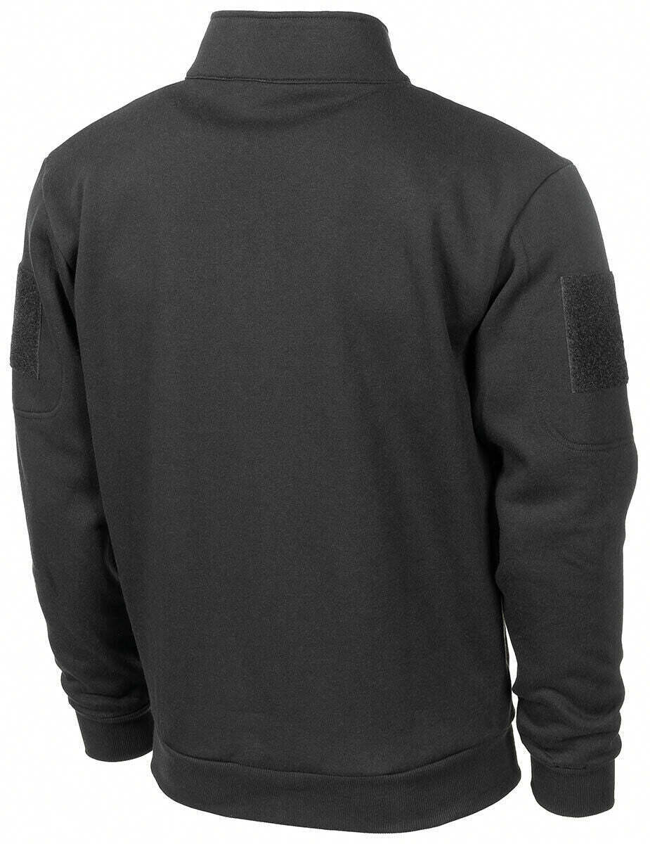 MFH Sweat Jacket Tactical Black