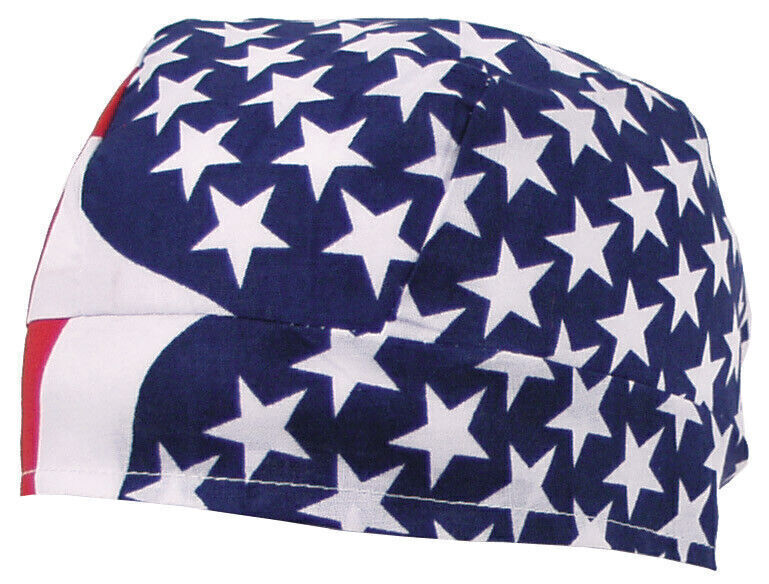 Classic Headwrap Ideal Sun & Sweat Protection 100% Cotton USA BANNER