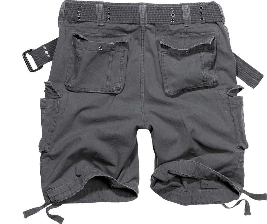 Brandit Bermuda Shorts Vintage Savage Ripstop Outdoor Military Army Anthracite