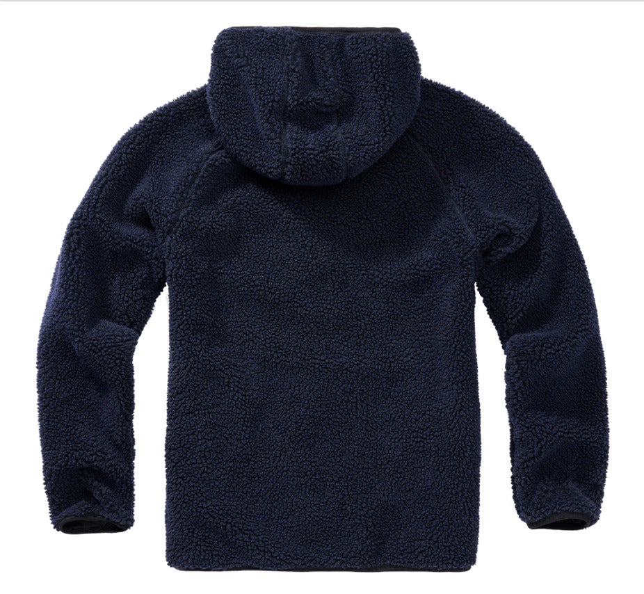 Brandit Teddy Fleece Worker Jacket Breathable Lining Hiking Army Navy