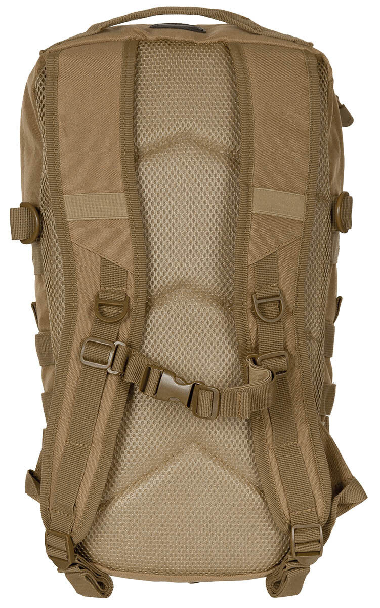 Outdoor Hiking Adjustable Backpack Military Army Daypack Coyote tan 15L