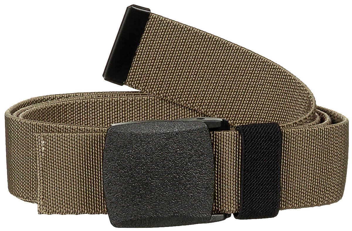 MFH Web Belt Tactical Elastic Tan Ca. 3.7 Cm