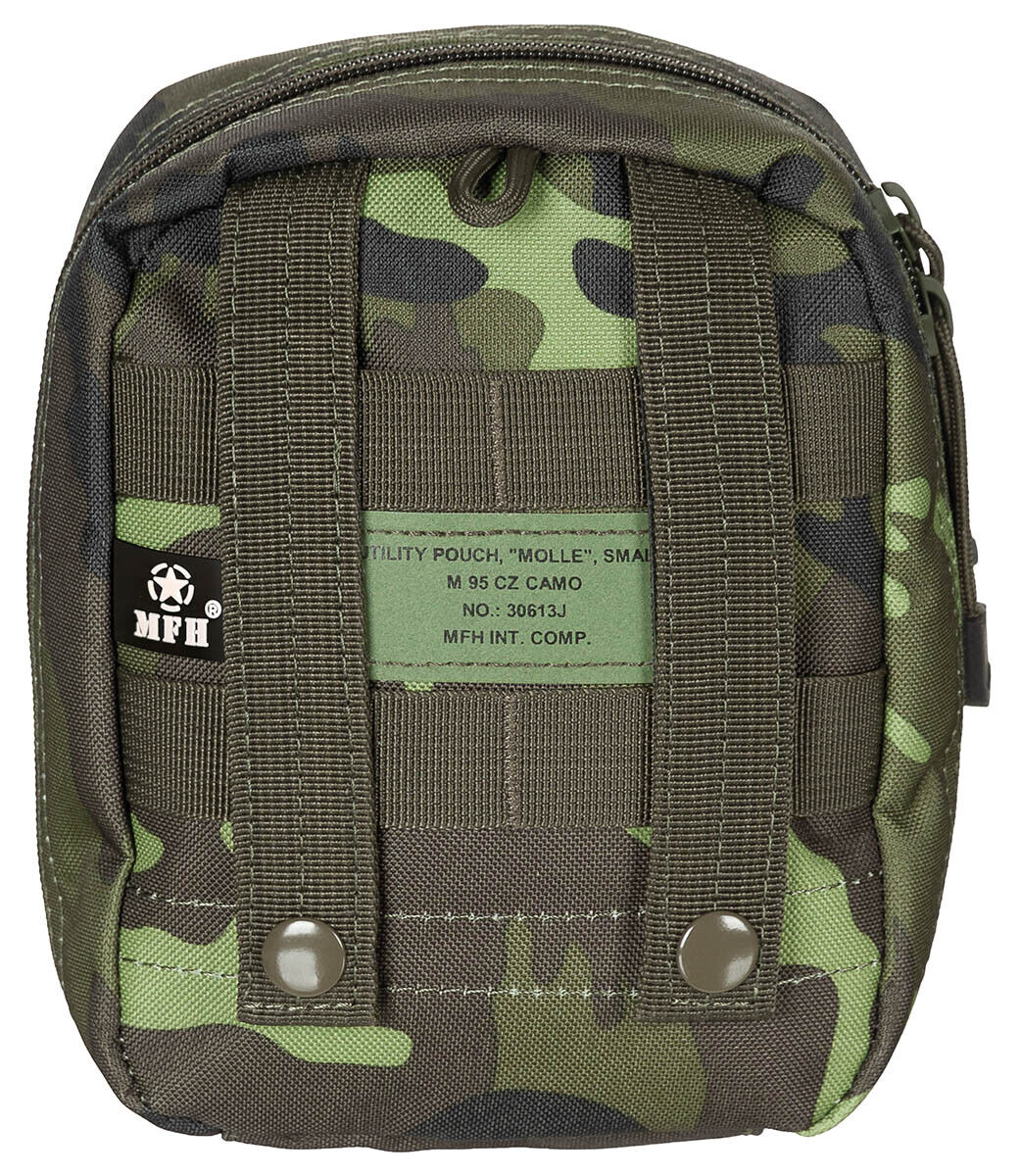 MFH Utility Pouch MOLLE Small M95 Czech Camo M95