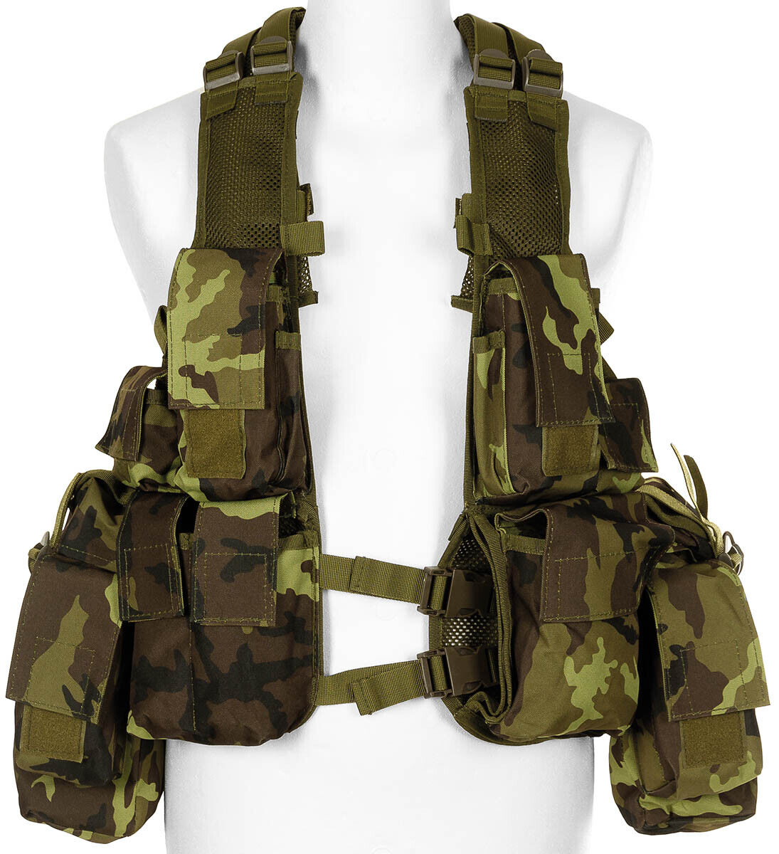 MFH Tactical Vest Various Pockets M95 Czech Camo M95