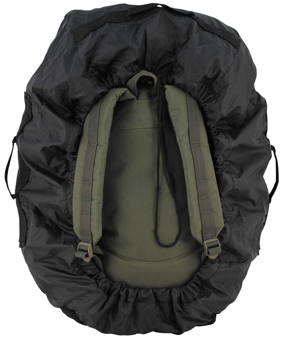 Outdoor Hiking Adjustable Backpack Cover Transit I Black 80-100L