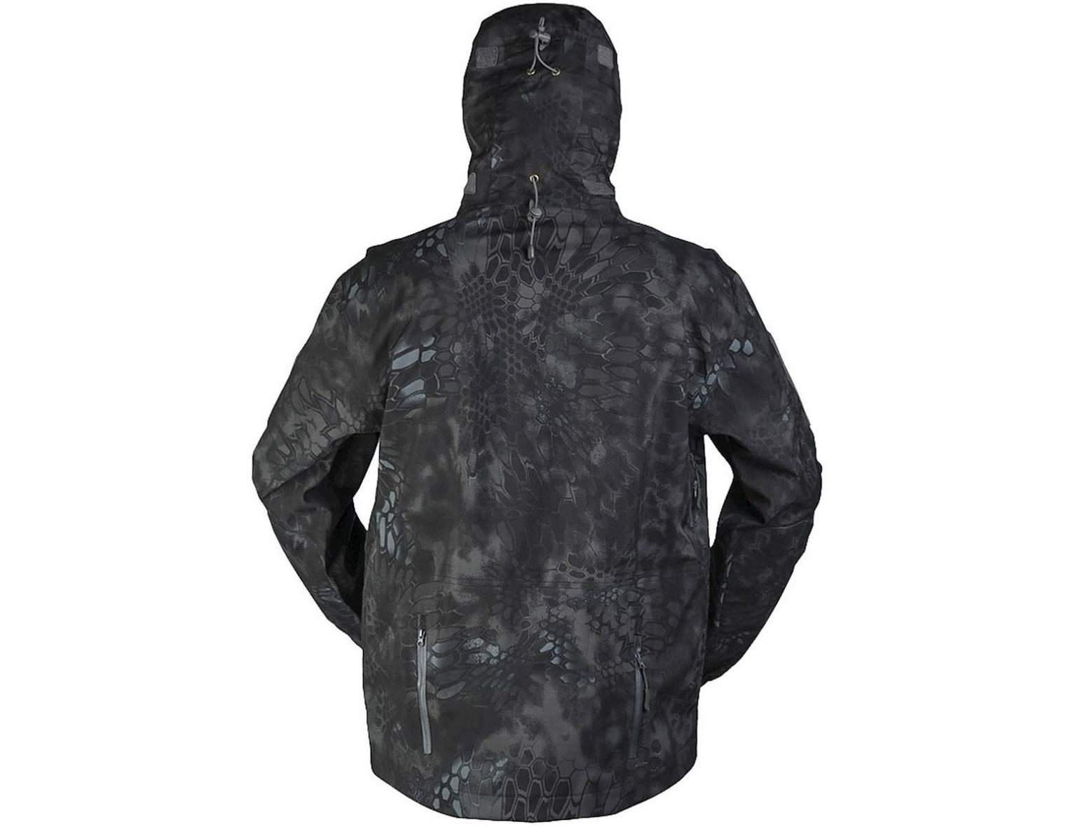 MIL-TEC Mandra Jacket Hardshell Breathable Patrol Mens Combat Hooded Camo Tan