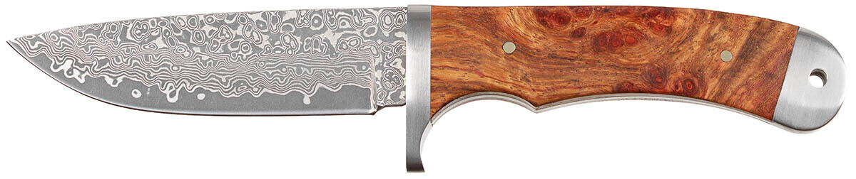 Military Army Combat Defence Damask Knife Sheath Red Quince Wood Inlay