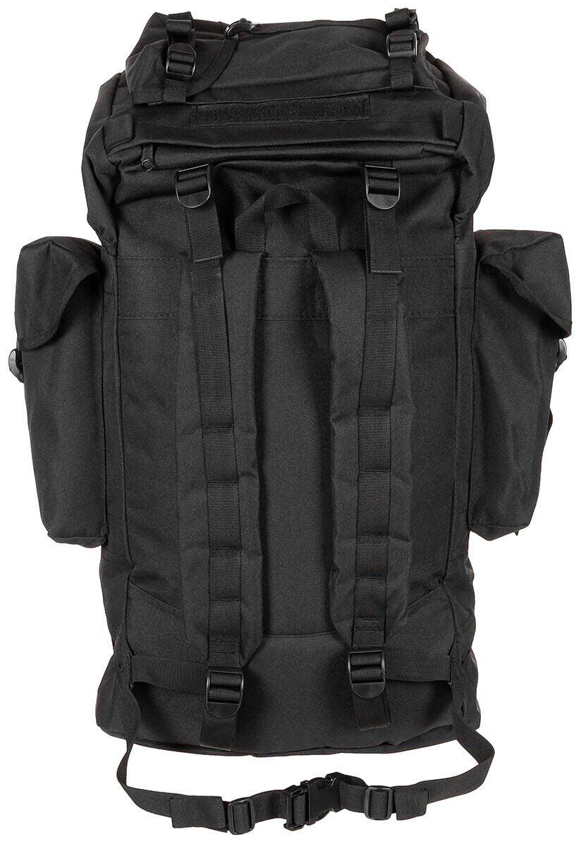 MFH German Army Combat Backpack 65L Aluminium Rod Black
