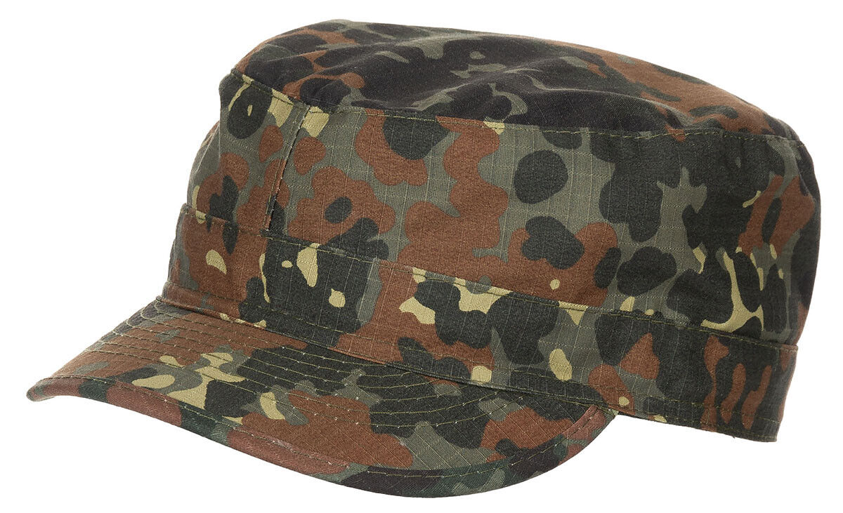 US BDU Cap American Army Style Field Hat Ripstop Military New All Sizes BW camo