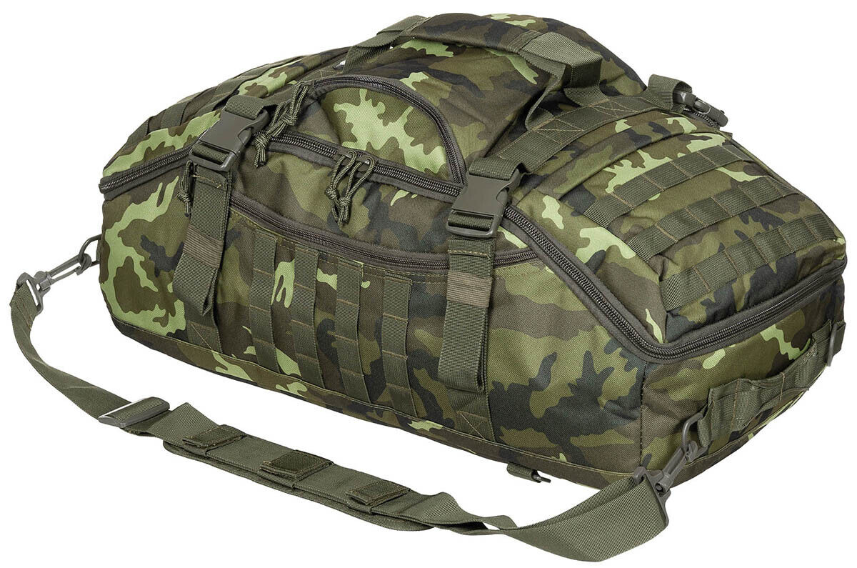 MFH Duffel Backpack Travel M95 Czech Camo M95